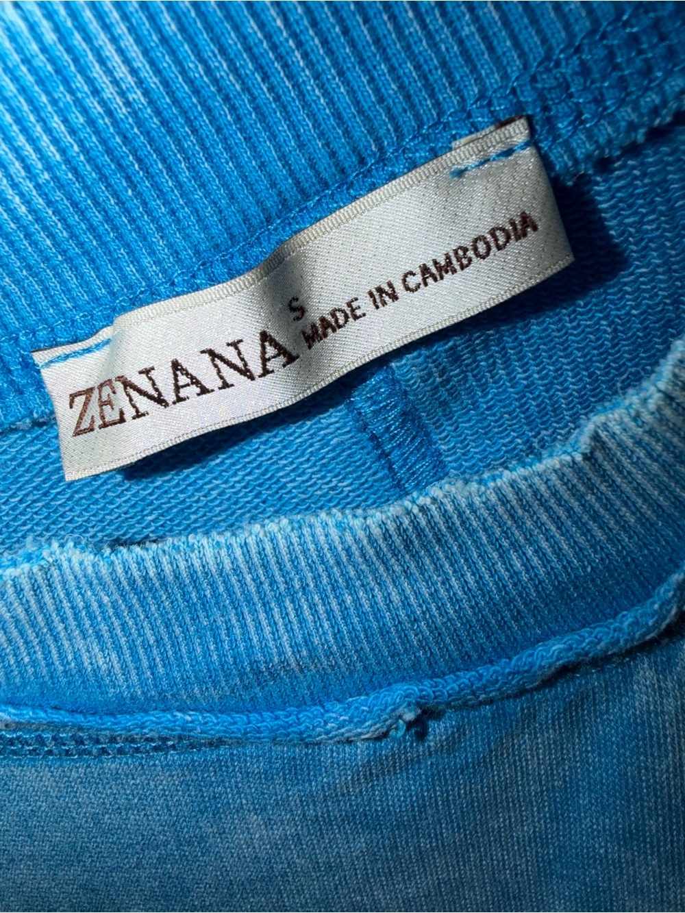 French Terry Exposed Seam Sweatshirt - Small - Picture 3 of 4